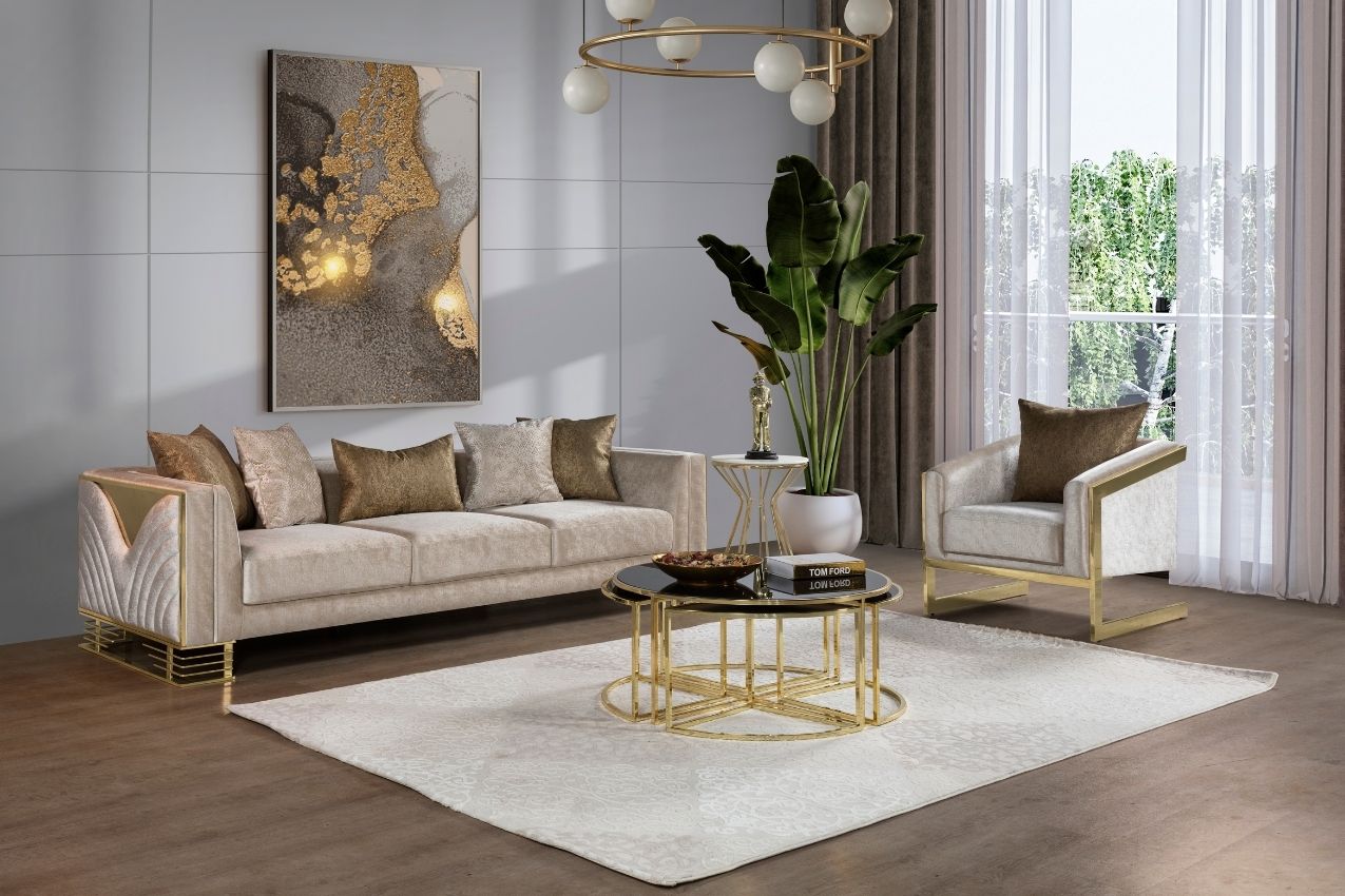 Bella Gold Koltuk Takımı